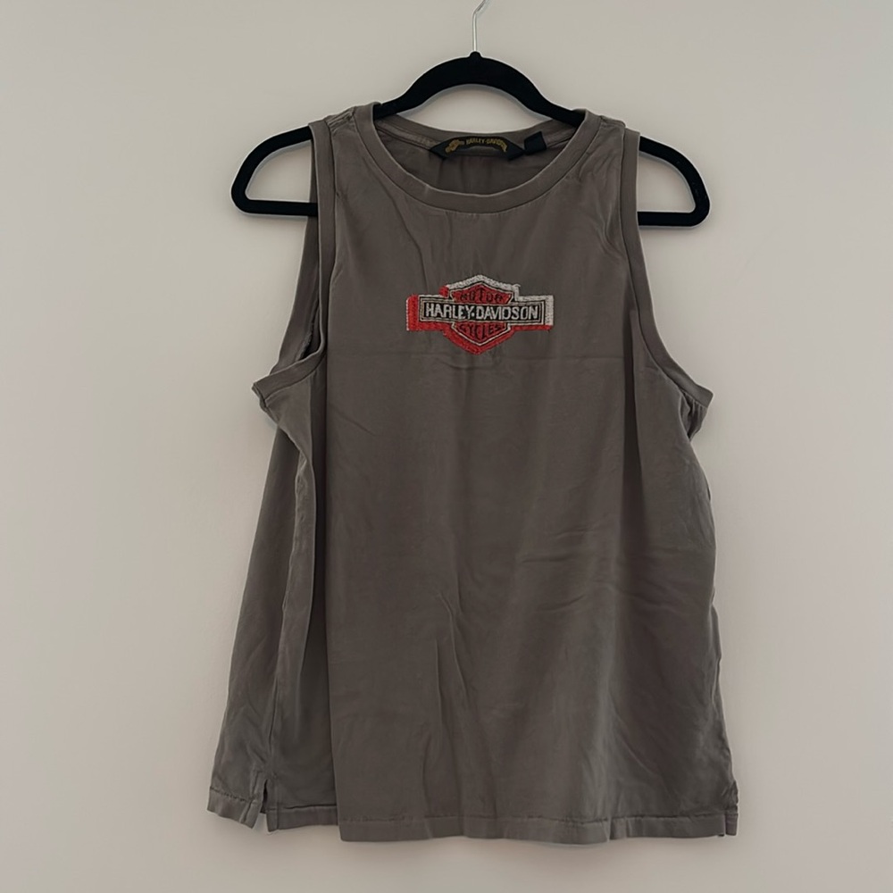 HARLEY-DAVIDSON® WOMENS WINGED #1 MUSCLE® TEE
